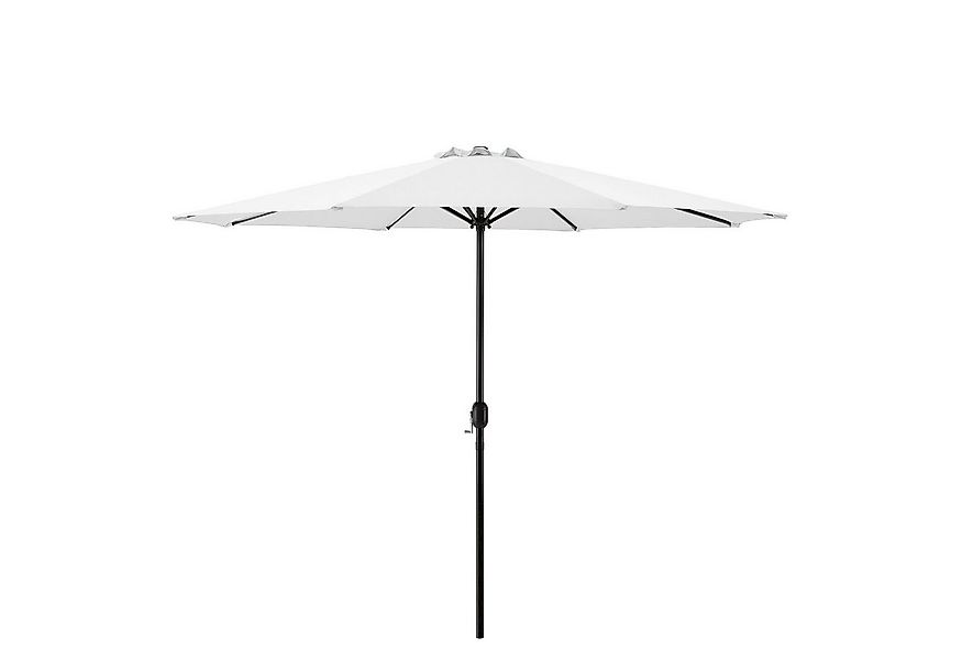 casa.pro Sonnenschirm, »Budapest« Kurbelschirm Marktschirm 230x300cm Weiß günstig online kaufen