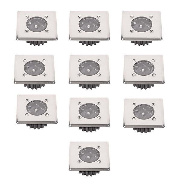 Home4Living LED Solarleuchte Bodeneinbaustrahler Sets eckig günstig online kaufen