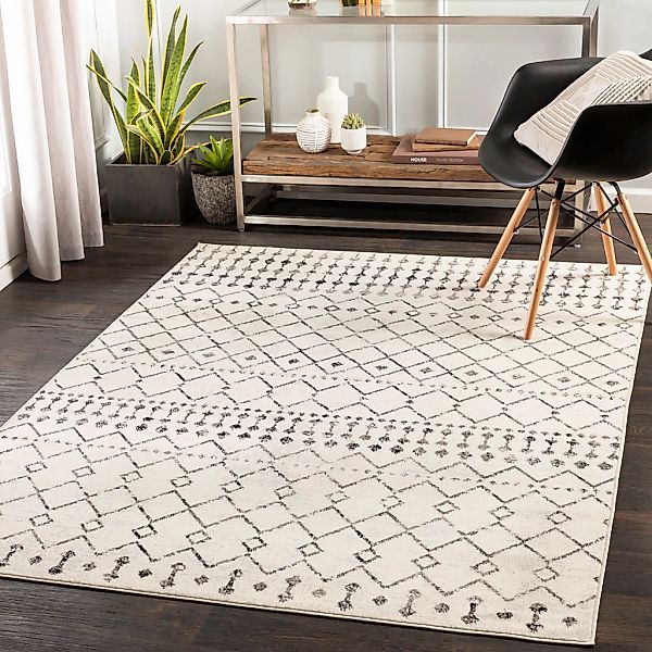 Livabliss Teppich "HEZE" rechteckig 11 mm Höhe Berber, Ethnisch Boho Kurzfl günstig online kaufen