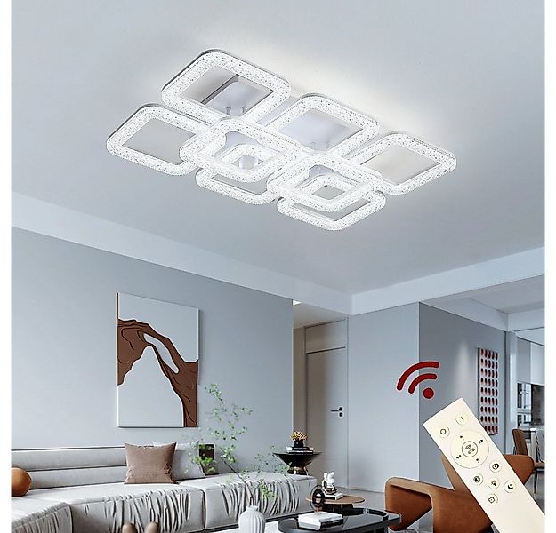 Euroton LED Deckenleuchte LED Deckenlampe Lampe Fernbedienung Lichtfarbe/He günstig online kaufen