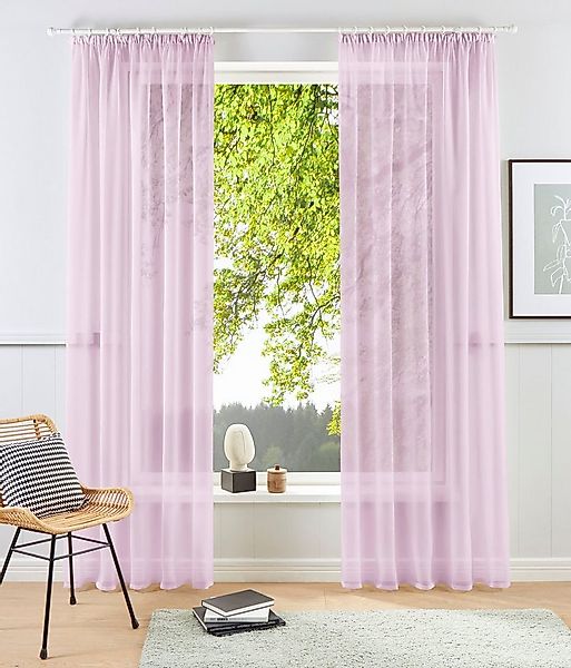 OTTO home Gardine XANA mit Ösen, Kräuselband oder Schlaufen (1 St), Kräusel günstig online kaufen