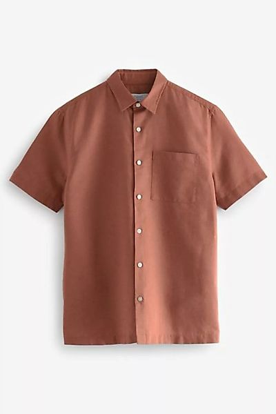 Next Kurzarmhemd Kurzärmeliges Hemd aus Leinengemisch (1-tlg) günstig online kaufen