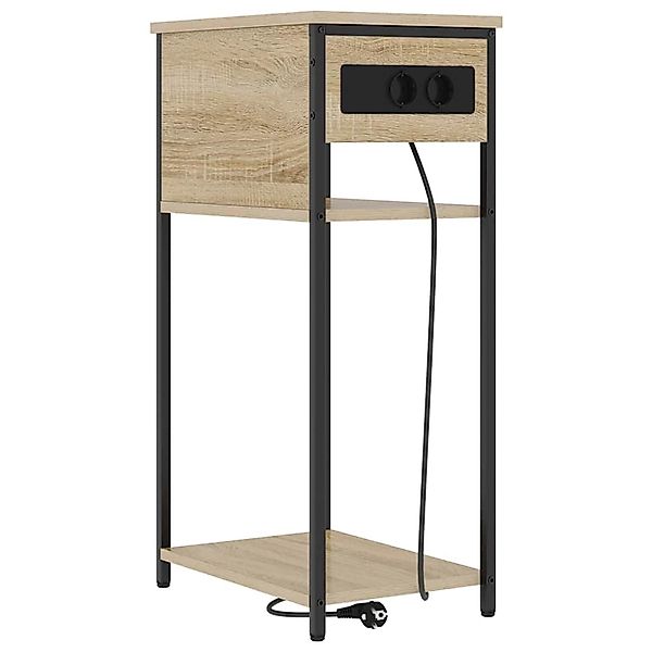 vidaXL Nachttisch Sonoma Eiche 41 x 28 x 76 cm Holzwerkstoff 859576 günstig online kaufen