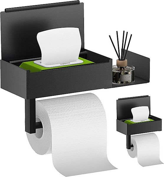 PODOFO Toilettenpapierhalter Toilettenpapierhalter Ohne Bohren, mit Feuchtt günstig online kaufen