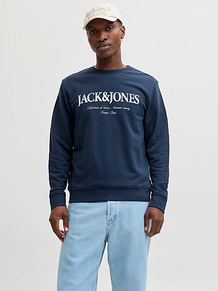 Jack & Jones Sweatshirt "JJDEVIN DAYTONA PRINT SWEAT CREW NECK" günstig online kaufen