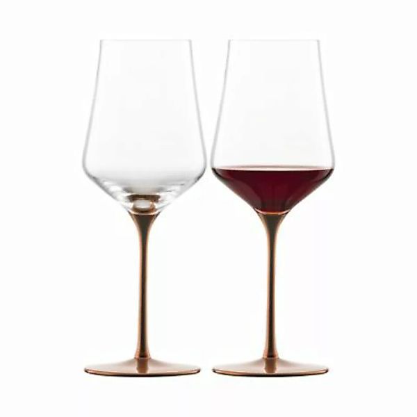Eisch GERMANY KAYA Rotweinglas 490 ml kupfer 2er Set im Geschenkkarton Rotw günstig online kaufen