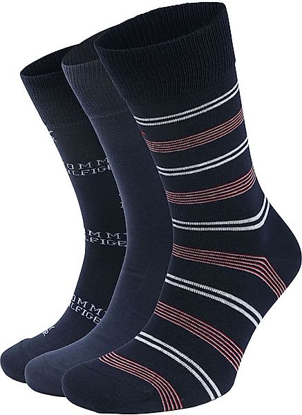 Tommy Hilfiger Giftbox 3-Pack Navy - Größe 43-46 günstig online kaufen