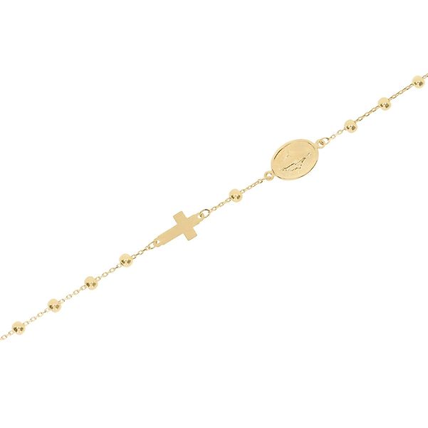 Stella-Jewellery Goldarmband 585er Gold Armband Rosenkranz günstig online kaufen