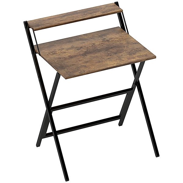 HOMCOM Klapp-Schreibtisch 65,5 x 45 cm mit Ablage, Computertisch/Schreibtis günstig online kaufen