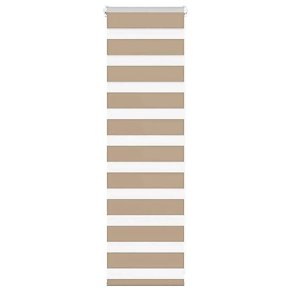 vidaXL Doppelrollo Sandbraun 50x100 cm Stoffbreite 45,9 cm Polyester 401451 günstig online kaufen