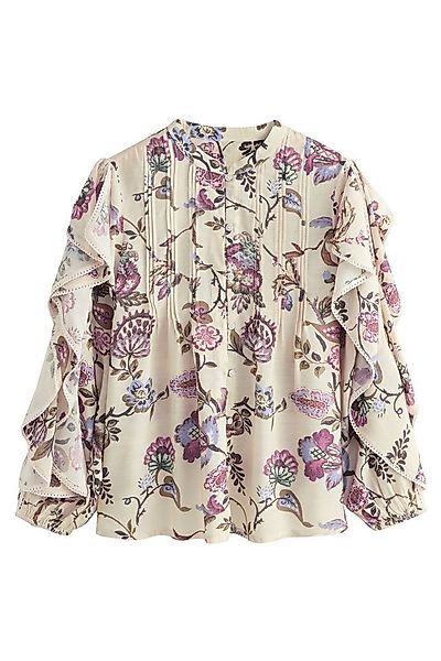 LAURA ASHLEY Langarmbluse Laura Ashley Langärmelige Bluse mit Rüschen (1-tl günstig online kaufen