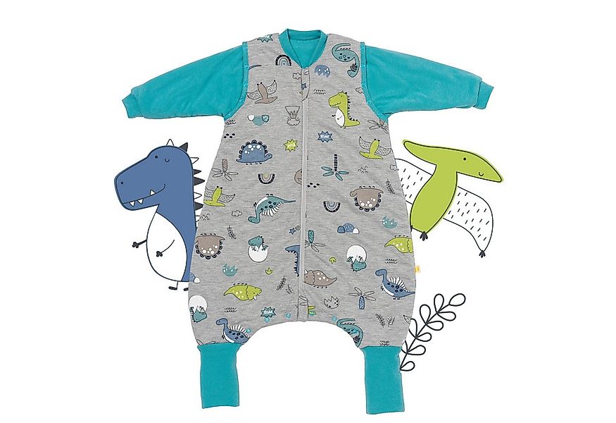 Schlummersack Kinderschlafsack Schlafsack mit Füßen und umklappbaren Bündch günstig online kaufen