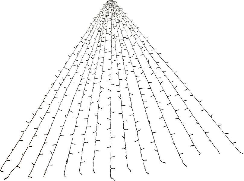 my home LED-Baummantel Liali, 495-flammig, LED-Baummantel, günstig online kaufen