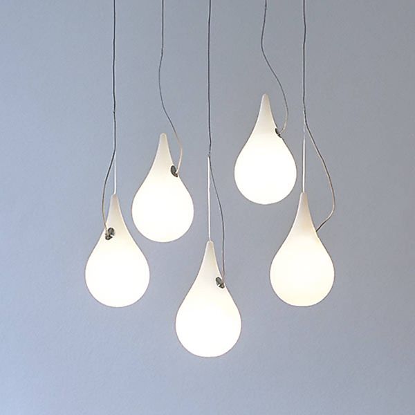 LIQUID LIGHT Hängelampe DROP-2 XS, 5-flammig, Ø 33 cm günstig online kaufen