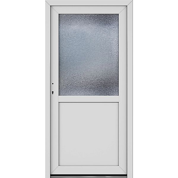 Roro Nebeneingangstür OKE 1155 Kunststoff Weiß 98 cm x 198 cm DIN L günstig online kaufen