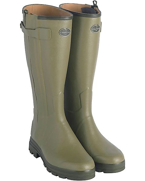 Le Chameau Damen Gummistiefel Chasseur Cuir günstig online kaufen