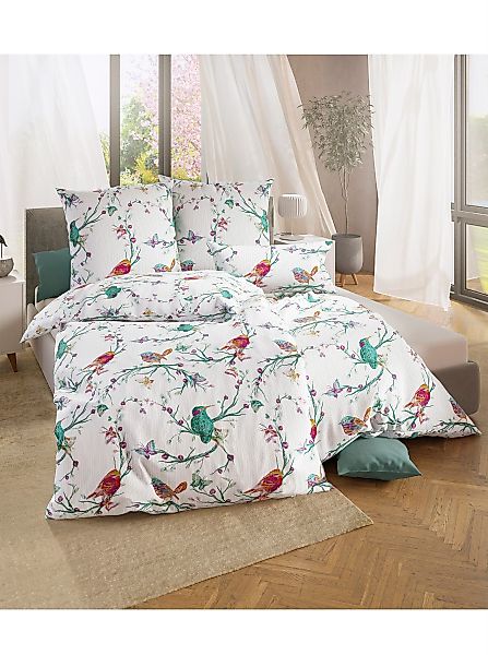 Witt Bettwäsche Bettwäsche, Seersucker, 4 teilig, günstig online kaufen
