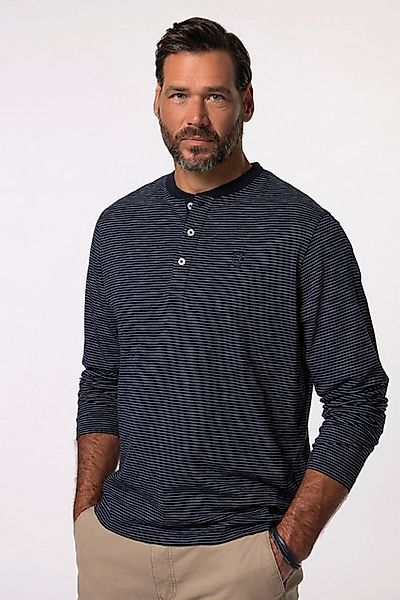 JP1880 T-Shirt JP 1880 Henley Langarm Ringel bis 8 XL günstig online kaufen