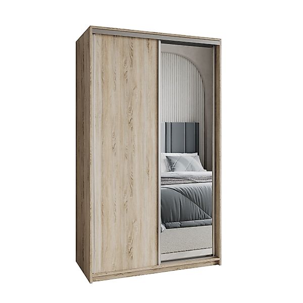 Masseno Schwebetürenschrank TAVI Kleiderschrank mit Spiegel günstig online kaufen