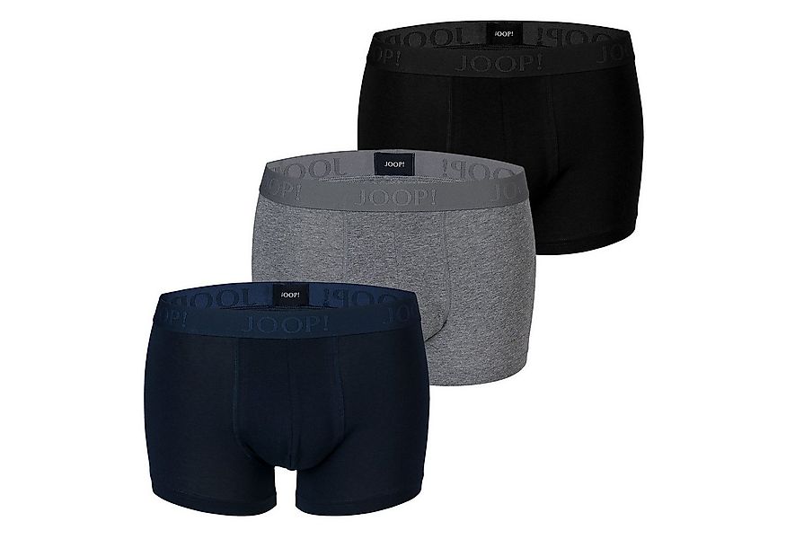 JOOP! Trunk Cotton-Stretch Boxer (3er Set) umlaufender Markenschriftzug am günstig online kaufen