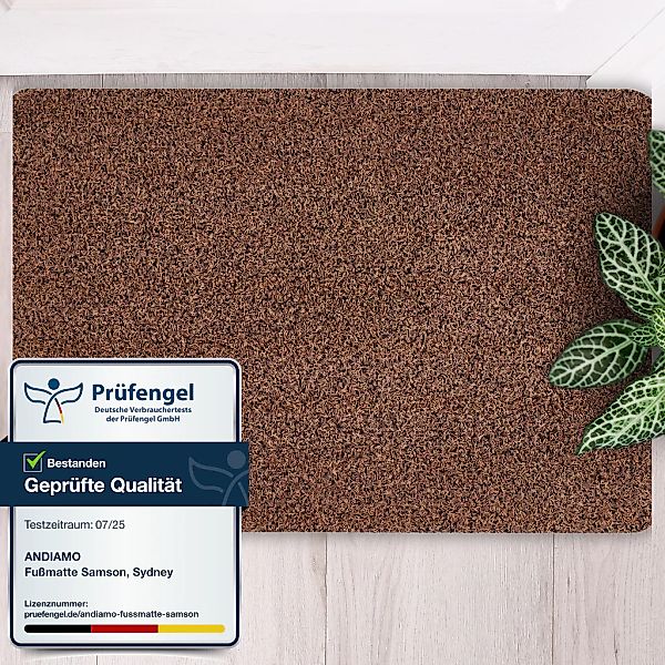 Andiamo Fußmatte "Samson, 2er Set 60/100 cm & 67/180 cm" rechteckig 6 mm Hö günstig online kaufen
