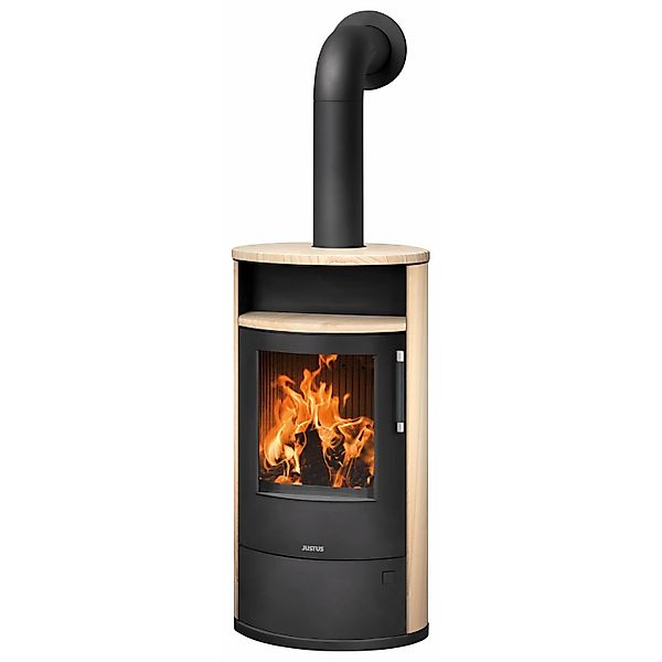 Justus Island 7 2.0 Kaminofen Justus Island 7 2.0 stahl schw Sandstein 7 kW günstig online kaufen