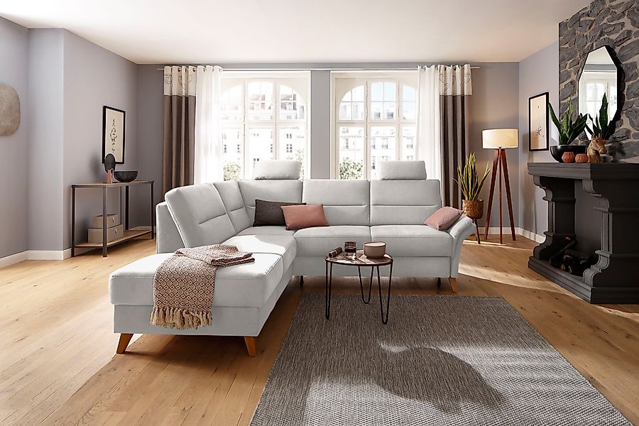 Home affaire Ecksofa Westerland L-Form, Federkern-Polsterung, günstig online kaufen