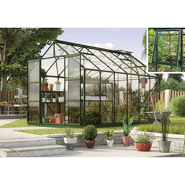 Vitavia Gewächshaus Jupiter 9900 Smaragd 9,9 m² günstig online kaufen