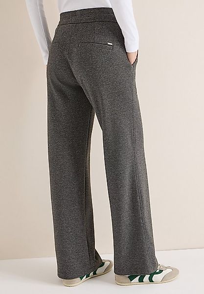 CECIL Stoffhose Style NEELE Two-Tone Melange Hose mit Kordelzug günstig online kaufen