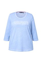 Ulla Popken T-Shirt Shirt Statementstickerei Classic günstig online kaufen