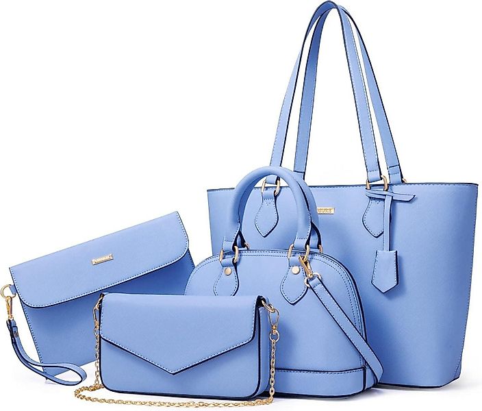LuxusKollektion Handtasche Damen Handtaschen Set 4-teilig günstig online kaufen