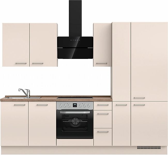 nobilia Küchenzeile ""Laser II", Ausrichtung wählbar, Breite 270 cm" vormon günstig online kaufen