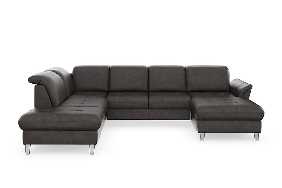 sit&more "Maggiore U-Form" wahlweise mit Kopfteilverstellung, Bettfunktion günstig online kaufen