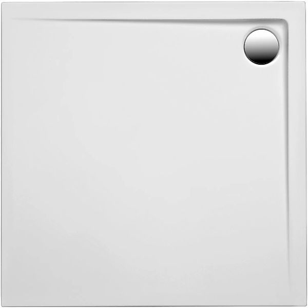 Ottofond Duschwanne Extraflach Maui Quadrat 100 cm x 100 cm Weiß günstig online kaufen
