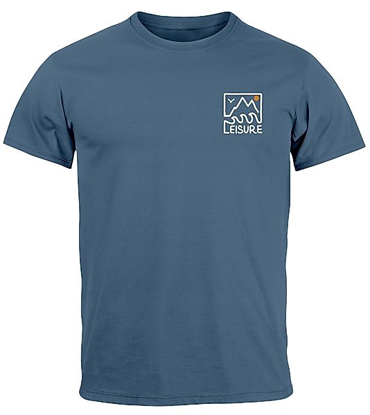 Neverless Print-Shirt Herren T-Shirt Wandern Berge günstig online kaufen