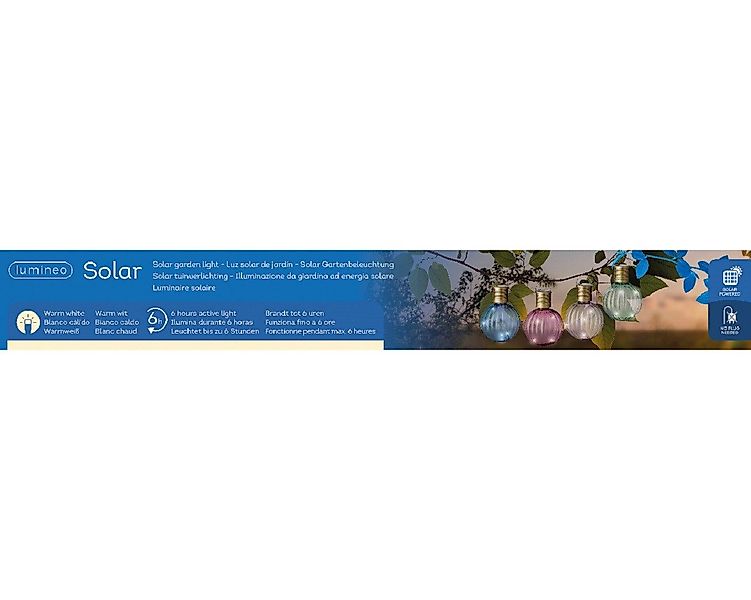 Kaemingk LED Gartenleuchte Solar Birne Plastik günstig online kaufen