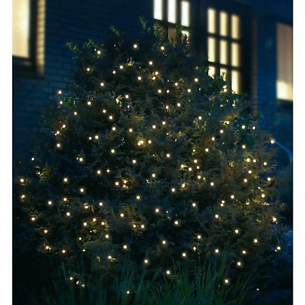 Star-Max LED-Lichternetz dunkelgrün Kunststoff B/L: ca. 200x200 cm günstig online kaufen