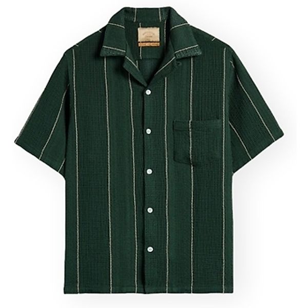 Portuguese Flannel  Hemdbluse Alma Shirt - Green günstig online kaufen