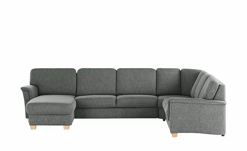 smart Wohnlandschaft  Valencia ¦ grau ¦ Maße (cm): B: 341 H: 90 T: 240.0 Po günstig online kaufen