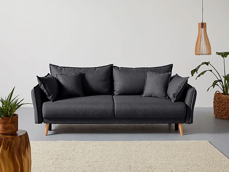 Home affaire Schlafsofa "Granbo" incl. Bettfunktion und Bettkasten, Federke günstig online kaufen