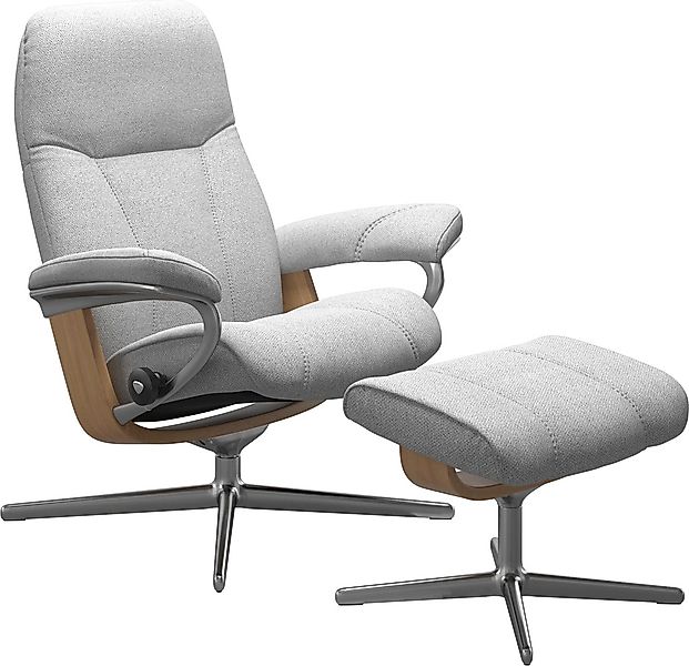 Stressless Relaxsessel "Consul", mit Cross Base, Größe S, M & L, Holzakzent günstig online kaufen