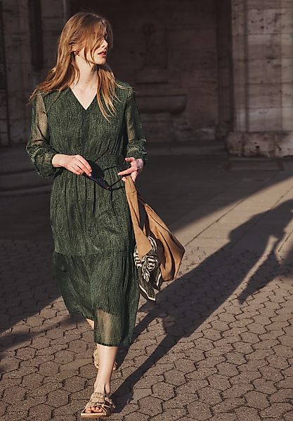 STREET ONE STUDIO Midikleid Ohne Taschen mit allover Print günstig online kaufen