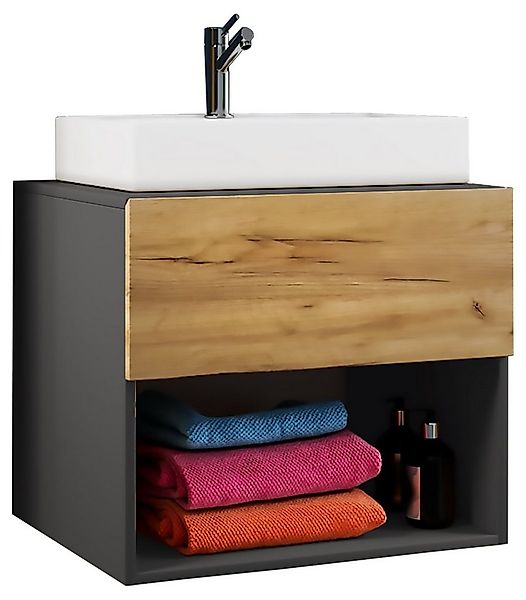 VCM Badmöbel-Set 2-tlg. Waschtisch Waschplatz Badmöbel Lendas II, (2-St., 1 günstig online kaufen