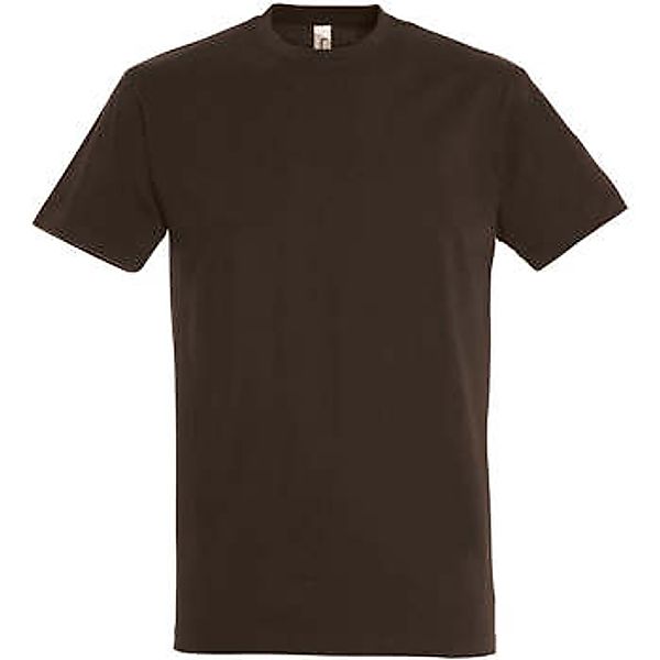 Sols  T-Shirt IMPERIAL camiseta color Chocolate-100% algodón semi-peinado günstig online kaufen