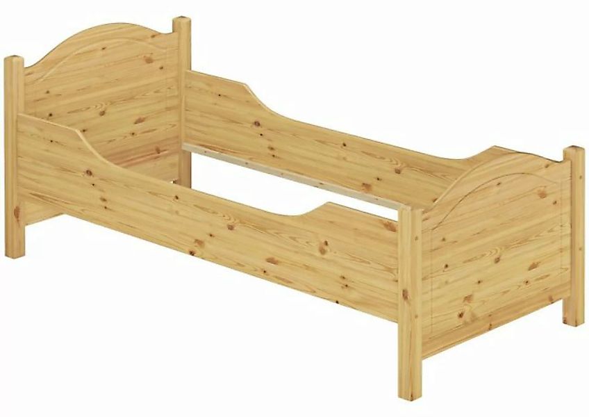 Erst-Holz® Einzelbett mit Bettkasten 100x200 Kiefer massiv natur Gr. 100 x günstig online kaufen
