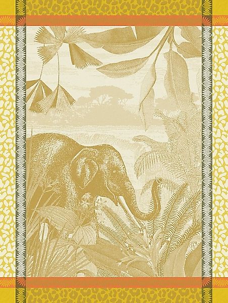 Le Jacquard Francais Geschirrtuch Geschirrtuch Sinharâja Fauve 60x80 cm, (1 günstig online kaufen