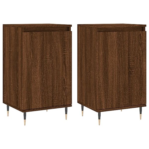 vidaXL Sideboards 2 Stk Braun Eichen-Optik 40x35x70 cm Holzwerkstoff 831051 günstig online kaufen