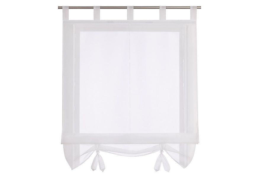 Joyswahl Raffrollo, mit Schlaufen, Bändchen am Saum, Uni Vorhänge Modern Vo günstig online kaufen