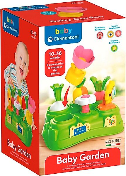 Clementoni® Steckspielzeug »Baby Clementoni, Mein erster Garten« Made in Eu günstig online kaufen