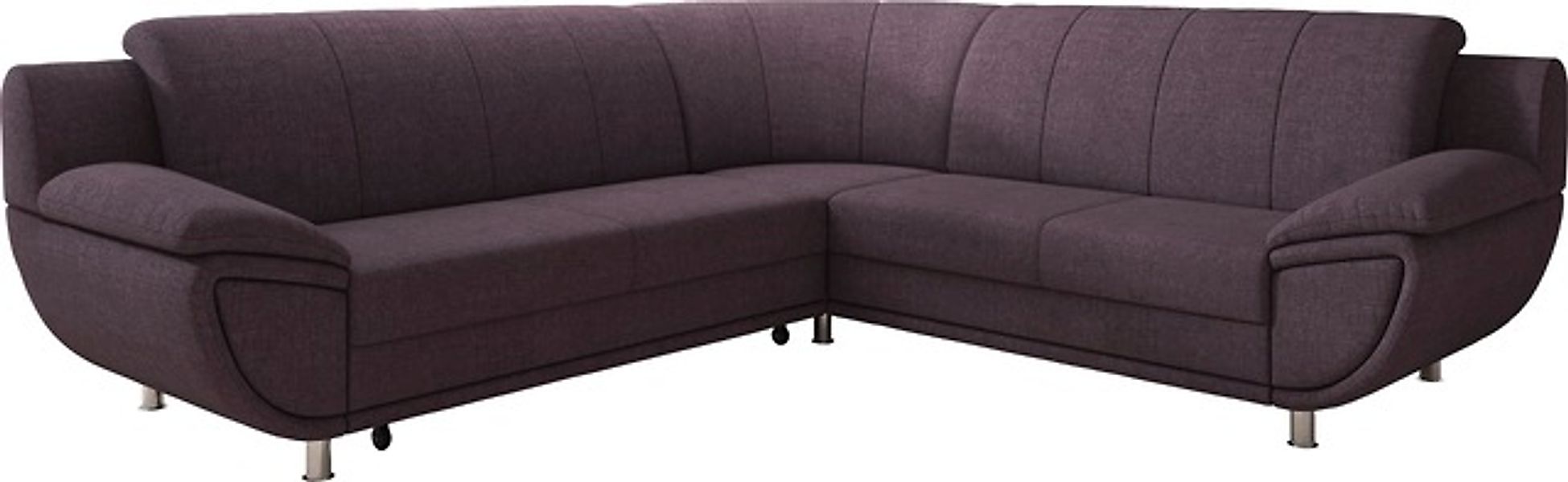TRENDMANUFAKTUR Ecksofa »Rondo II, zeitlos & elegant, bequeme Armlehnen, L- günstig online kaufen